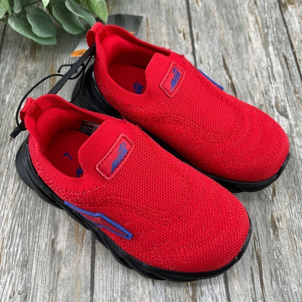 Baby Toddler Honeycomb Slip On Knit Sneakers Shoes Size 7